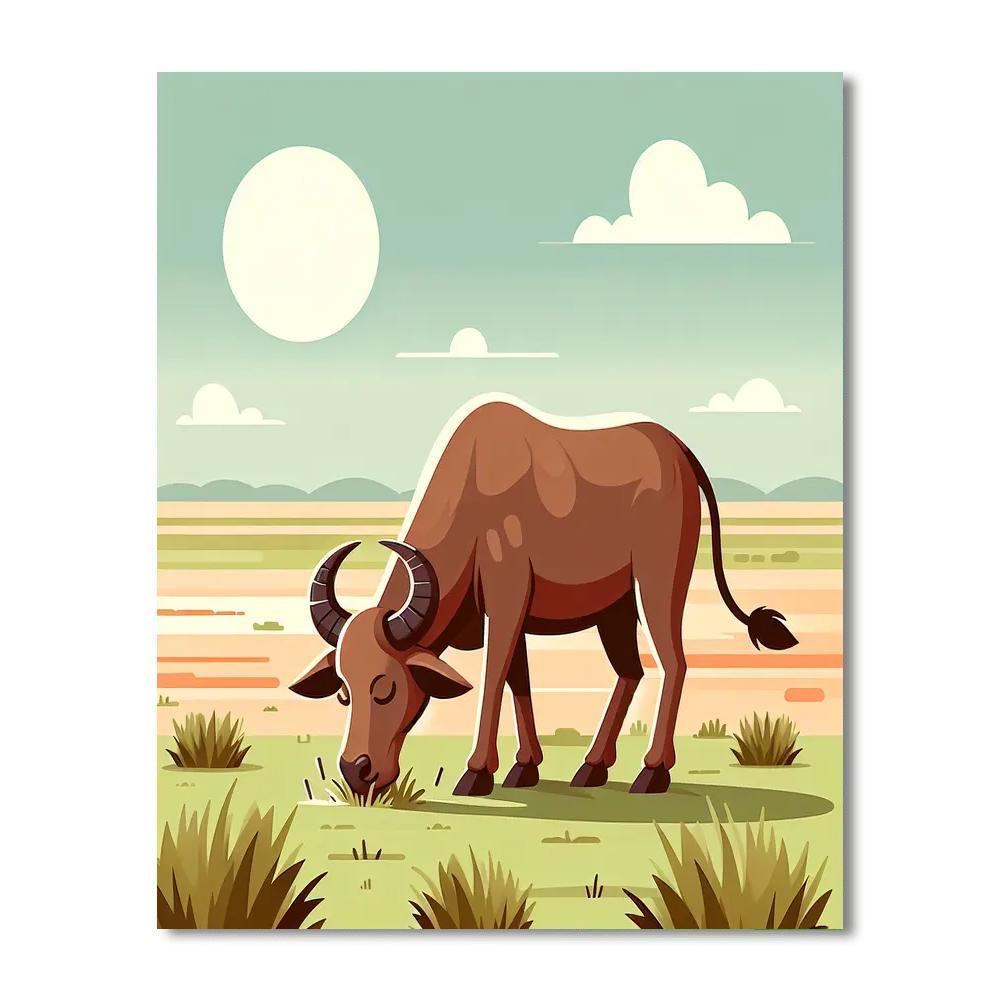 Zestful Zebu Numbered Painting Kits