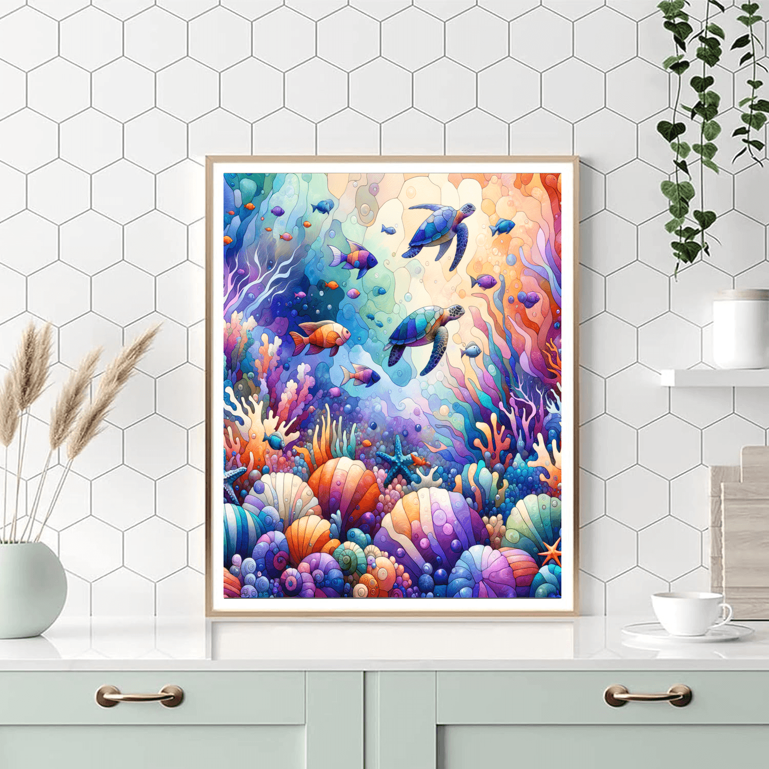 Whimsical Ocean Treasures Paint By Numbers