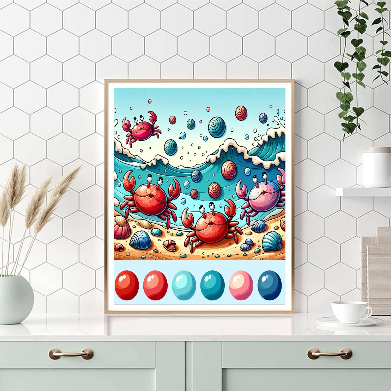 Sandy Seashore Numbered Painting Kits