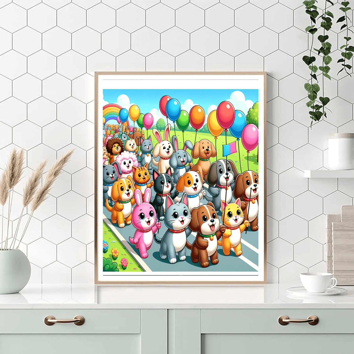 Pet Pals Parade Paint By Number