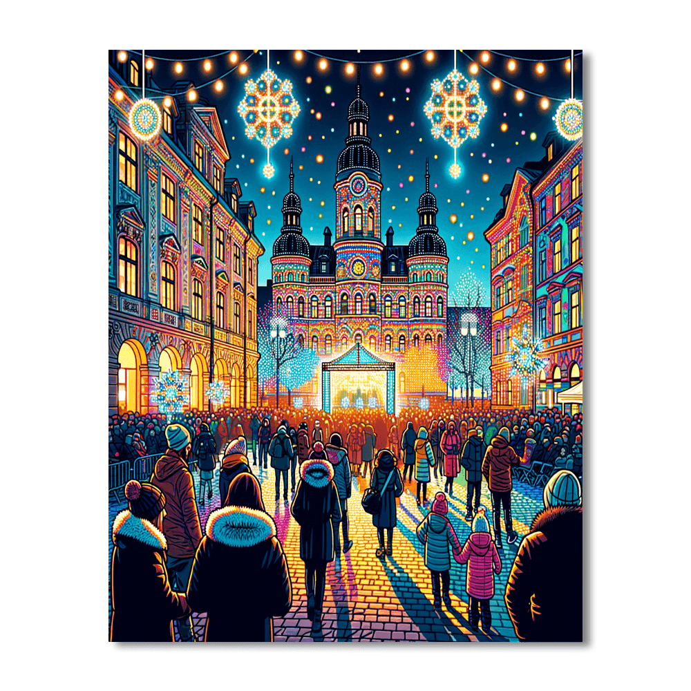 The Norrköping Light Festival Paint By Color