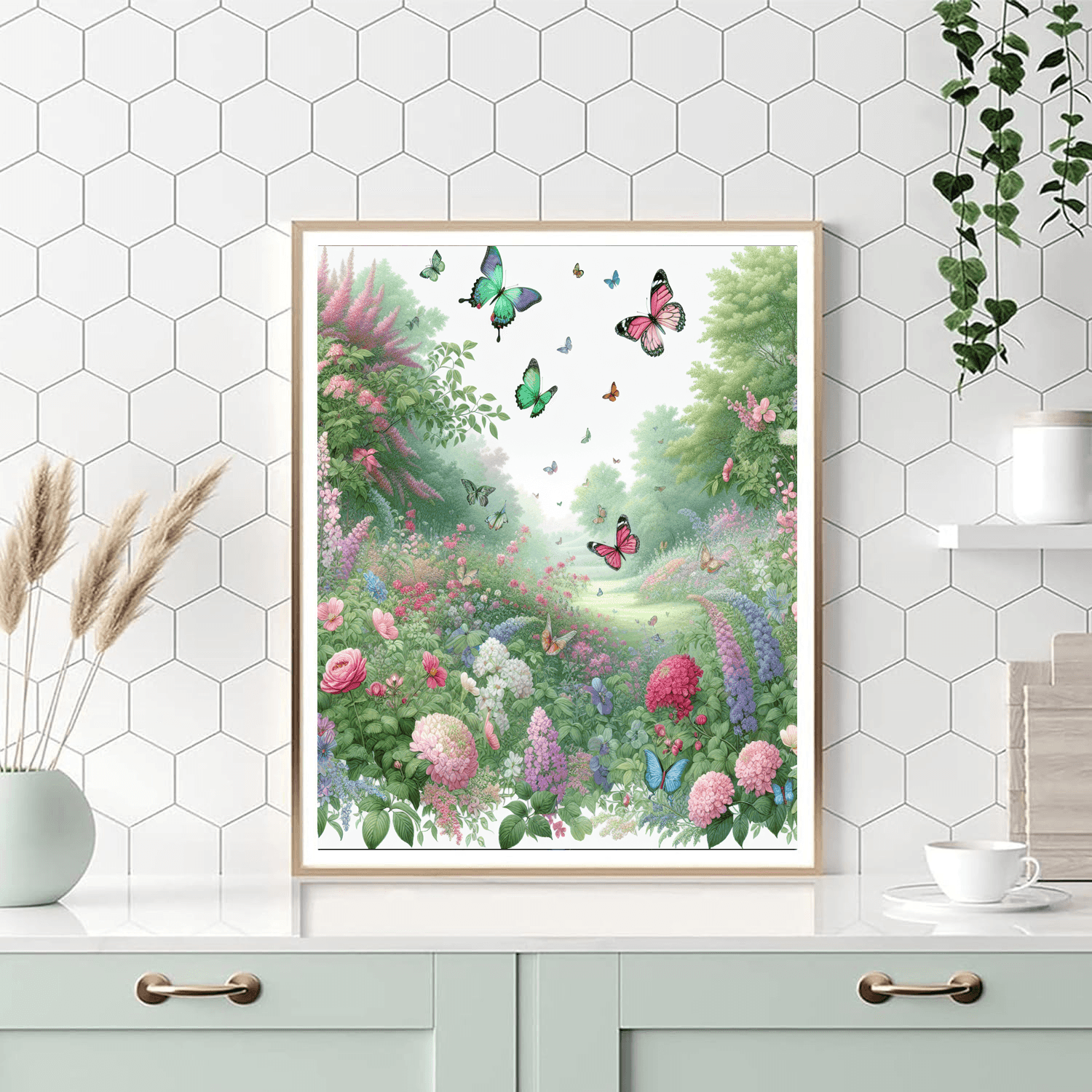 Butterfly Garden Retreat Paint By Number