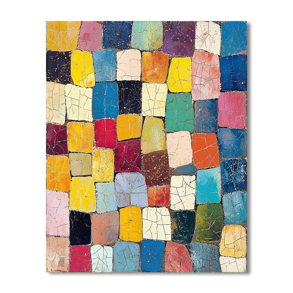 Paul Klee Inspired Vision Of Color  Painting Number Kit