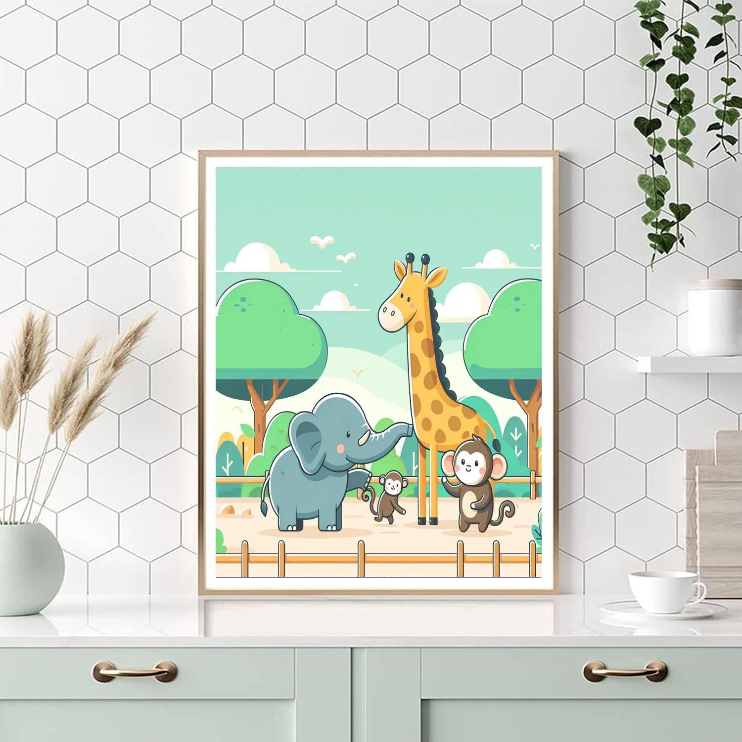 Zany Zoo Escapades Paint By Number