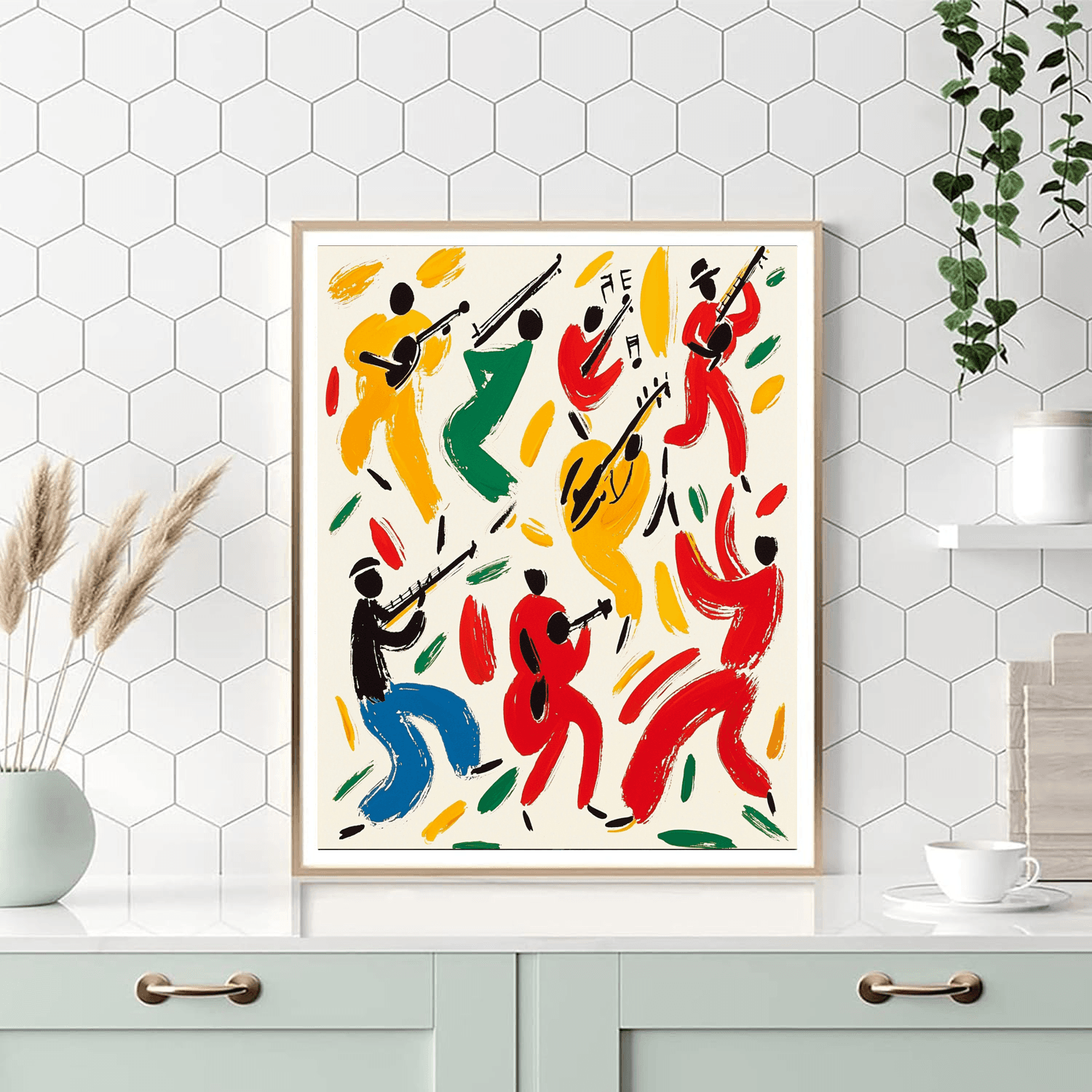 Henri Matisse Inspired Musical Harmony  Paint By Numbers Art