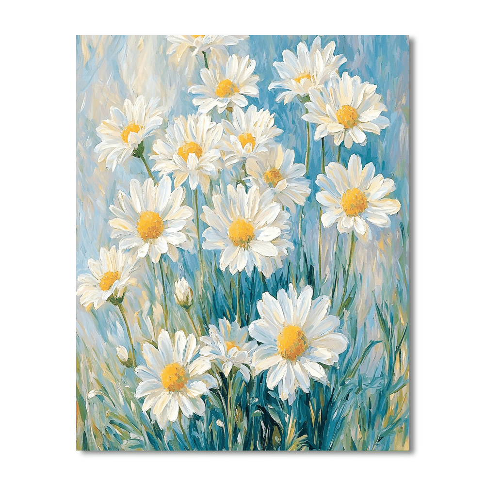 Pierre-Auguste Renoir Inspired Dreamy Daisies  Paint By Numbers Art