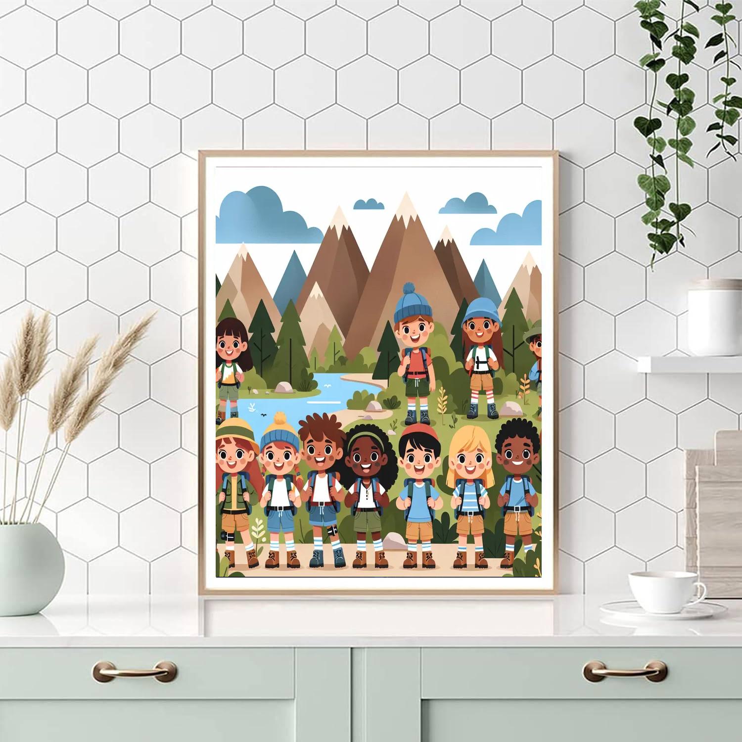 The Adventure Squad Painting Number Kit