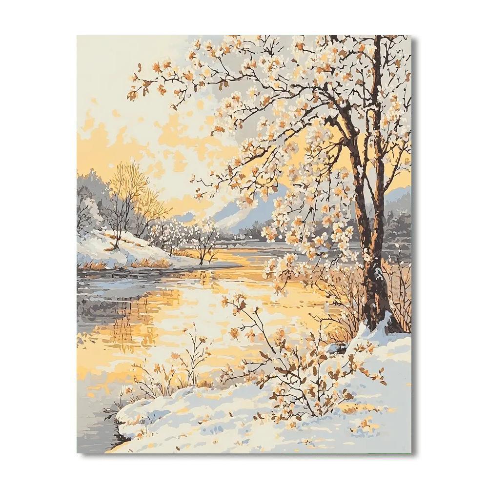 Utagawa Hiroshige Inspired The Harmony Of Seasons  Number Painting