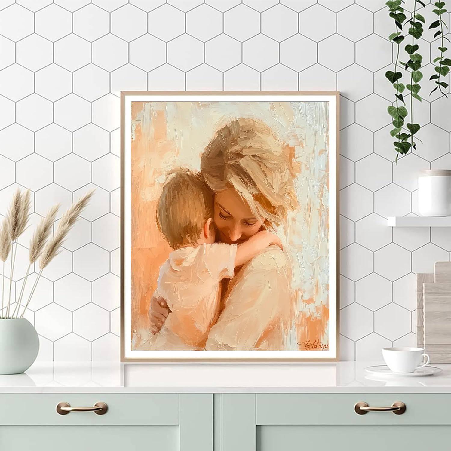 Heartfelt Hugs Number Painting