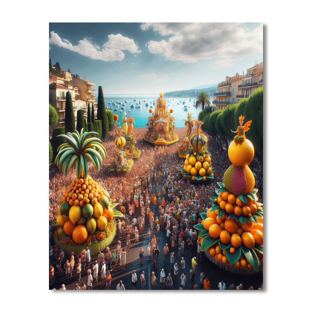 Fête Du Citron - Menton, France Paint By Numbers Kits