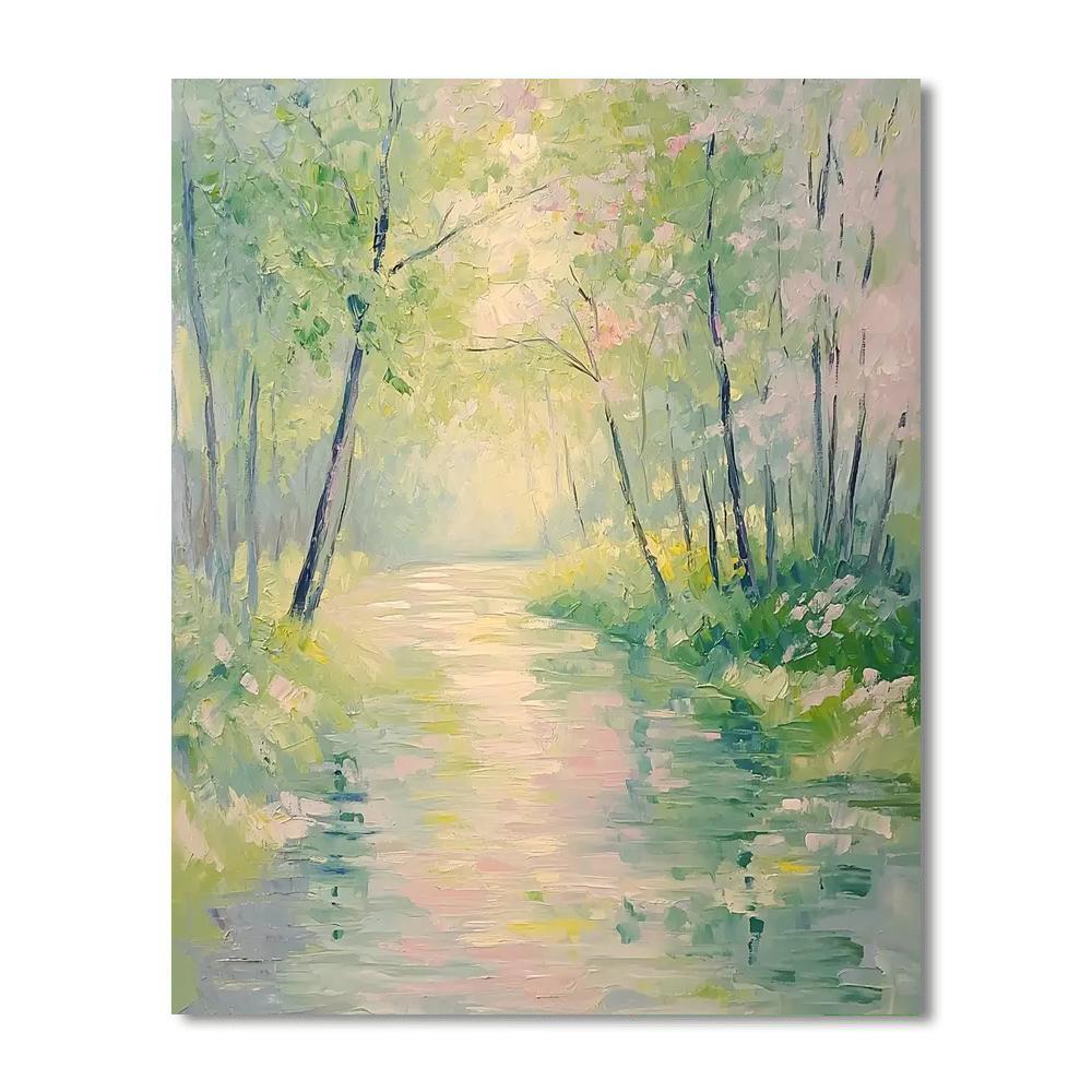 Edgar Degas Inspired Spring's Embrace  Paint By Numbers Kits