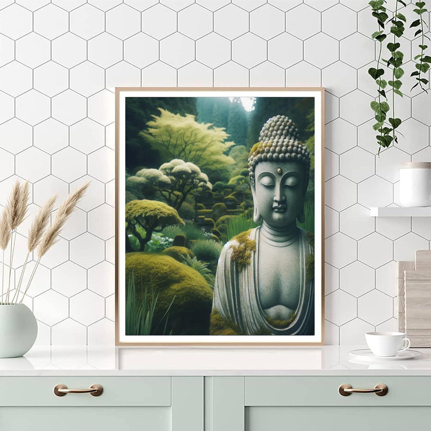 Enlightened Buddha Serenity Painting Number Kit