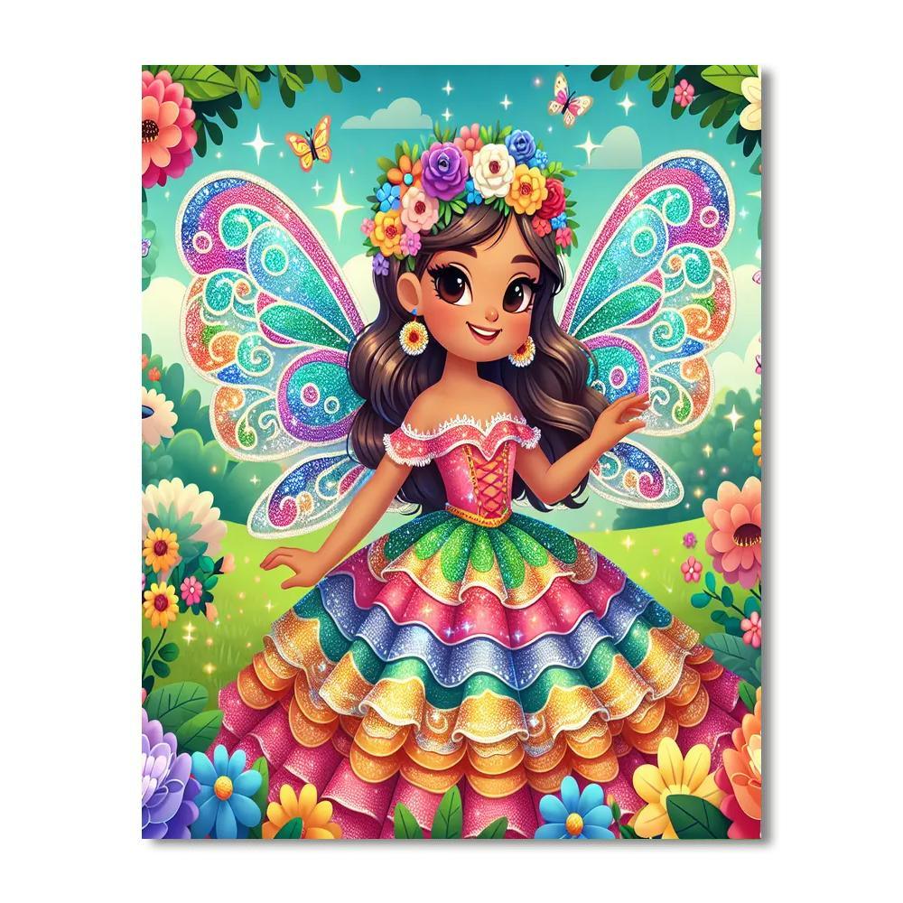 Charming Fairy Princess DIY Paint By Numbers