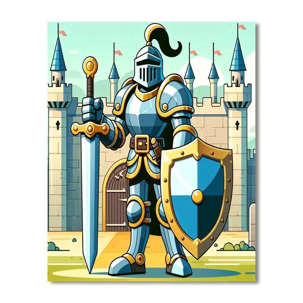 Knight's Tale Paint By Numbers Art