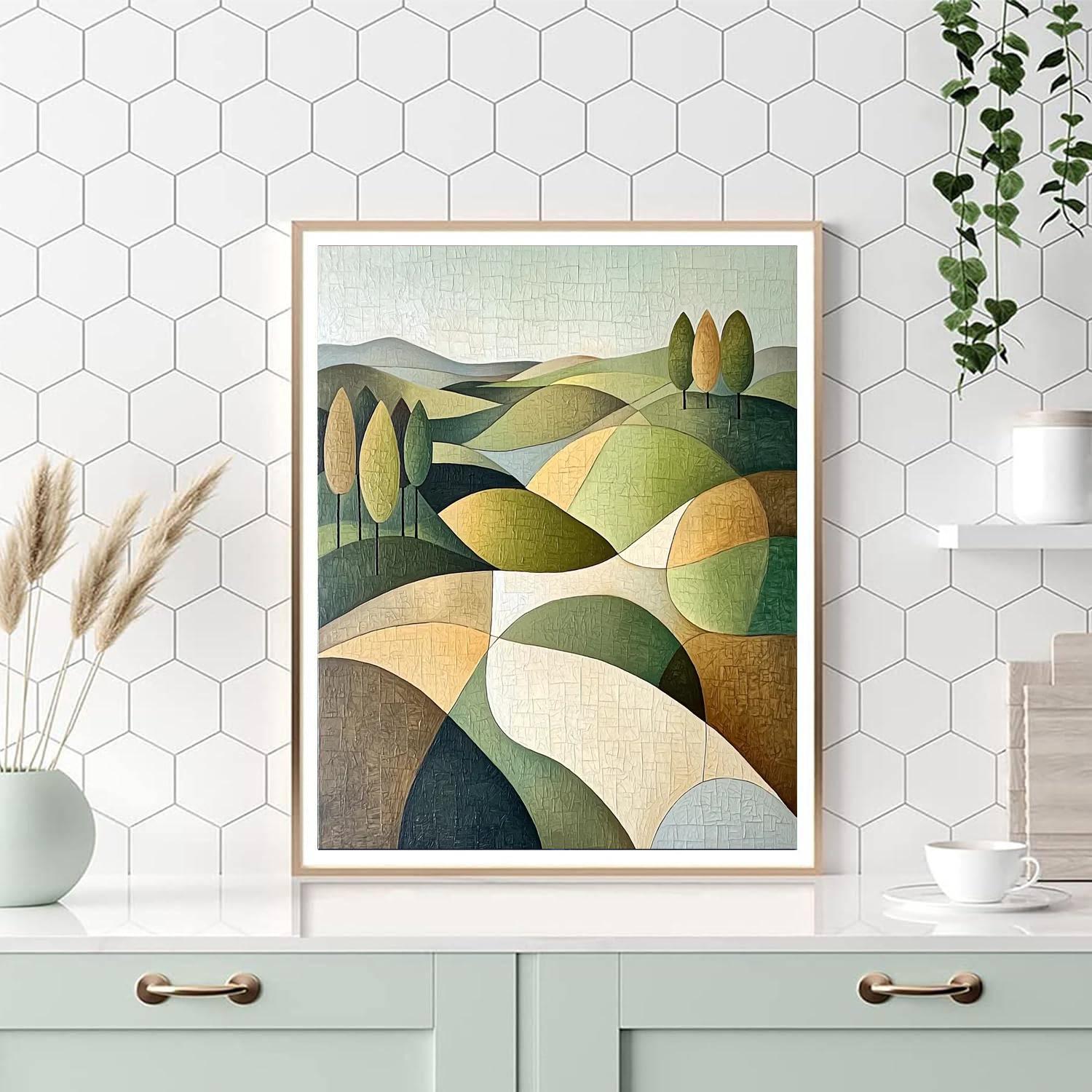 Paul Cézanne Inspired Organic Rhythms  Paint By Numbers Kits