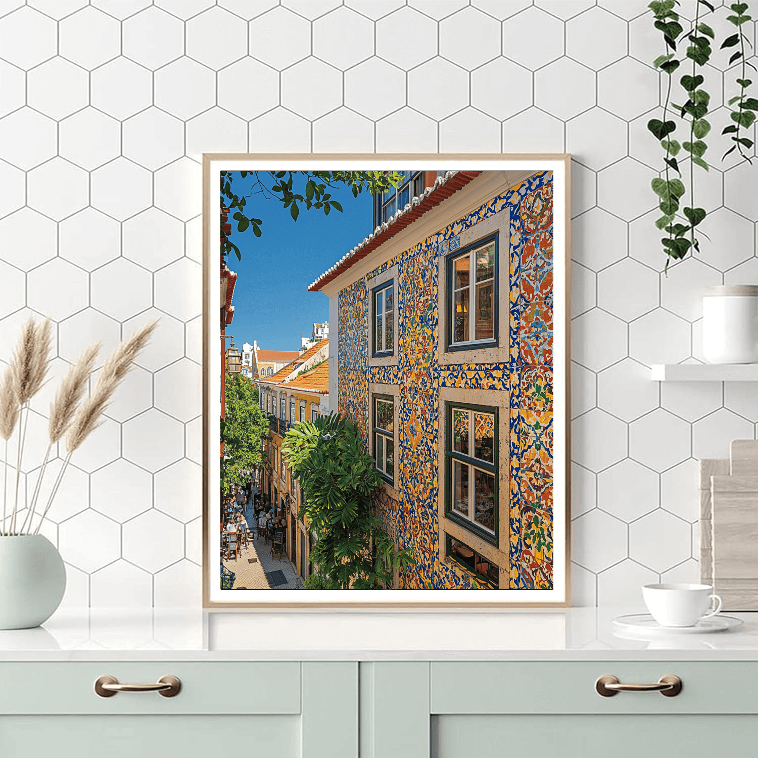 The Azulejos Of Lisbon Numbered Painting Kits