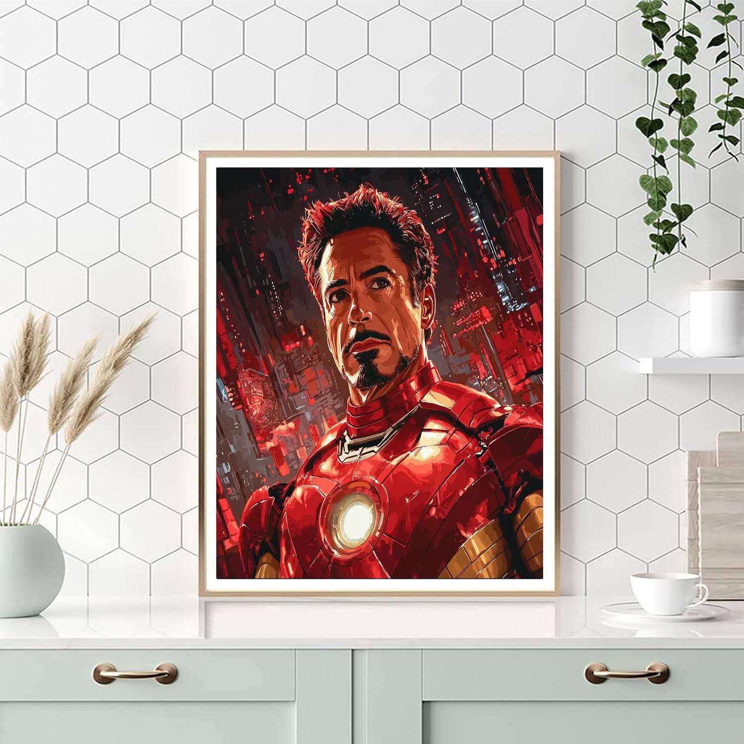 Robert Downey Jr.: The Iron Man Of Resilience And Brilliance Paint By Color