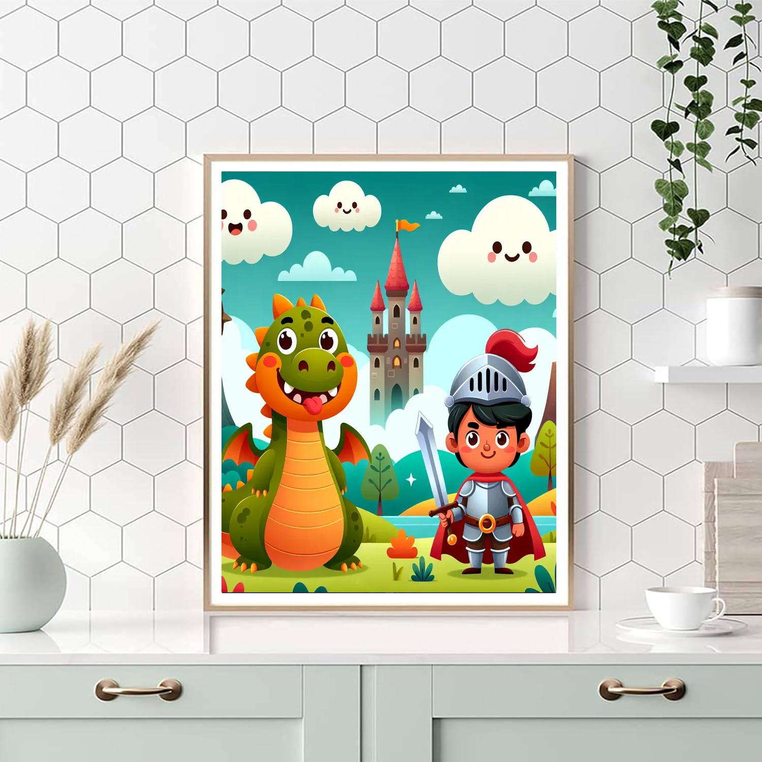 Fabulous Fantasy Fables Paint By Numbers