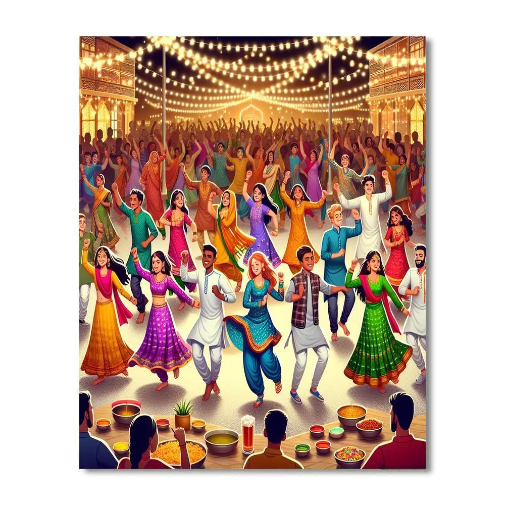 Navratri - India Paint By Numbers Art