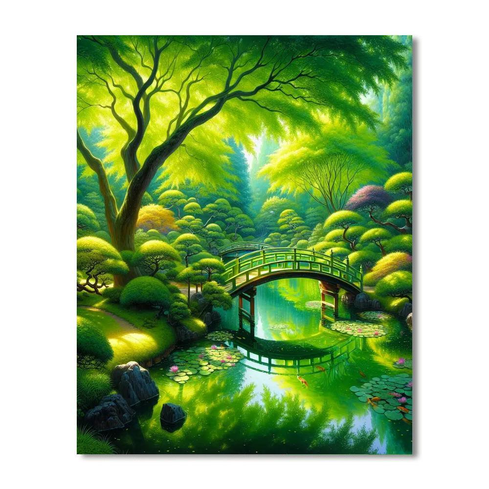 Timeless Japanese Garden Paint By Color