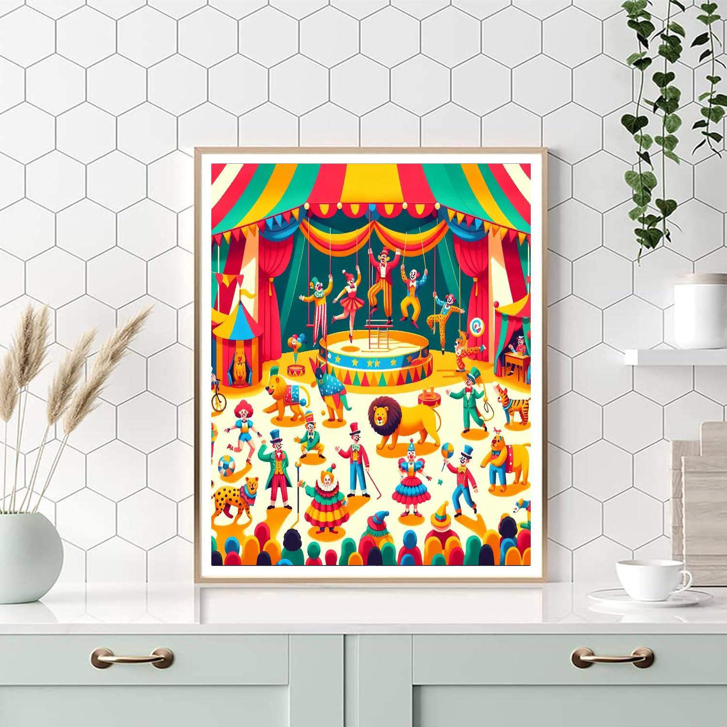 Circus Carnival Paint By Numbers
