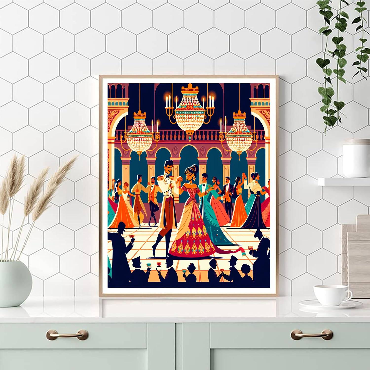 Royal Kingdom Ball DIY Paint By Numbers