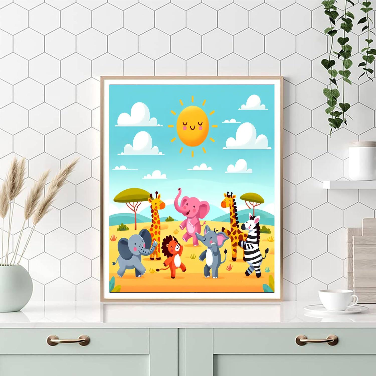 Savannah Sun Dance Paint By Color