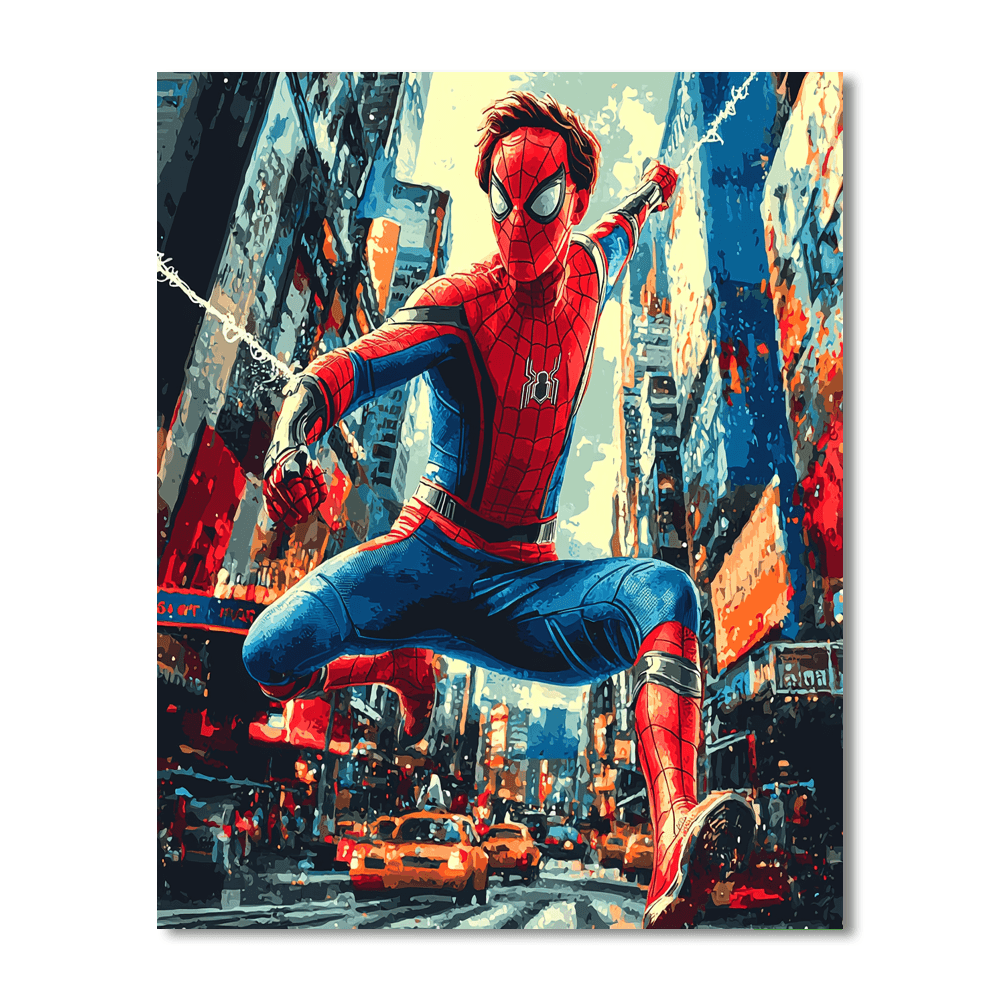 Tom Holland: The Youthful Spirit Of Spider-man Paint By Color