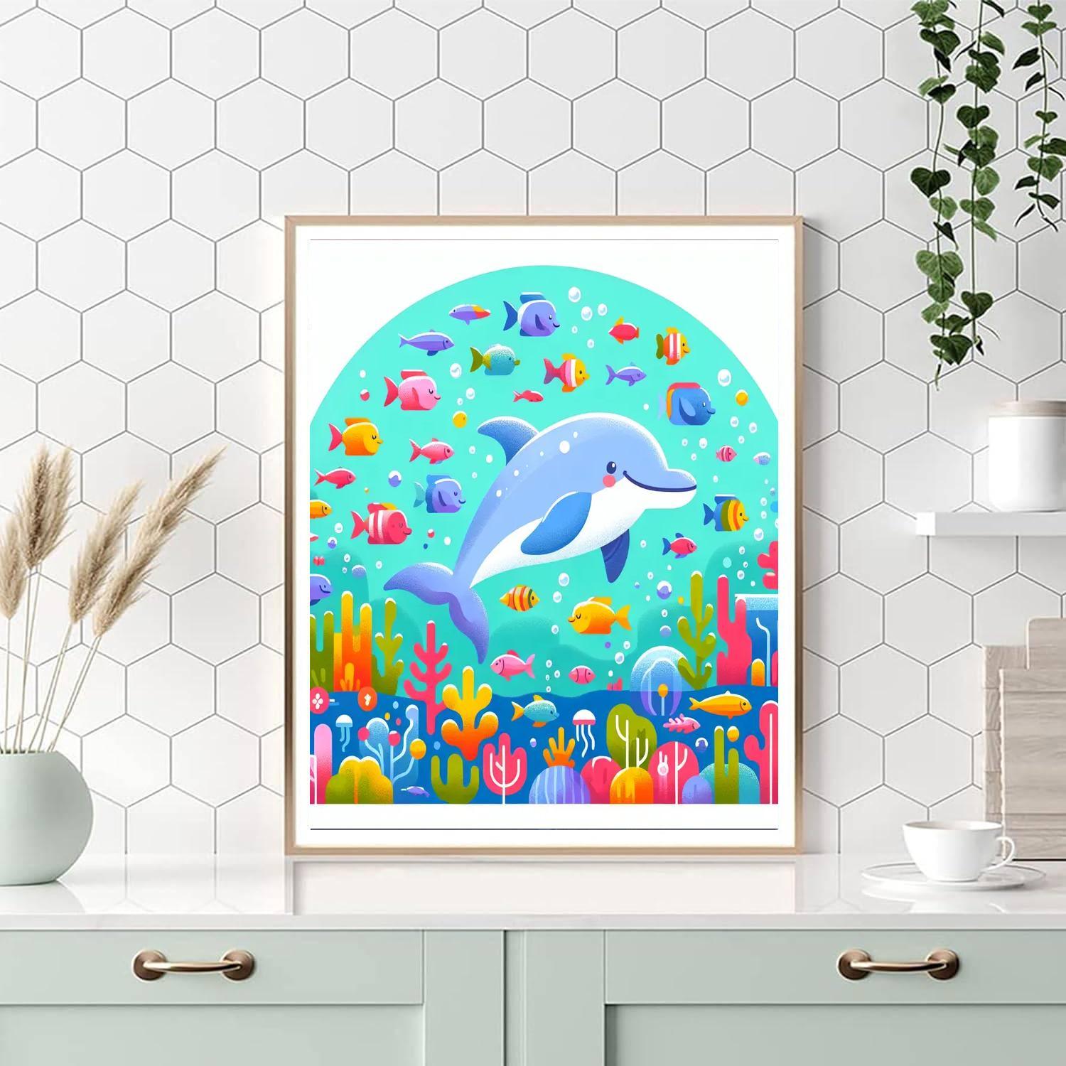 Deep Sea Dive Adventure Paint By Numbers Art