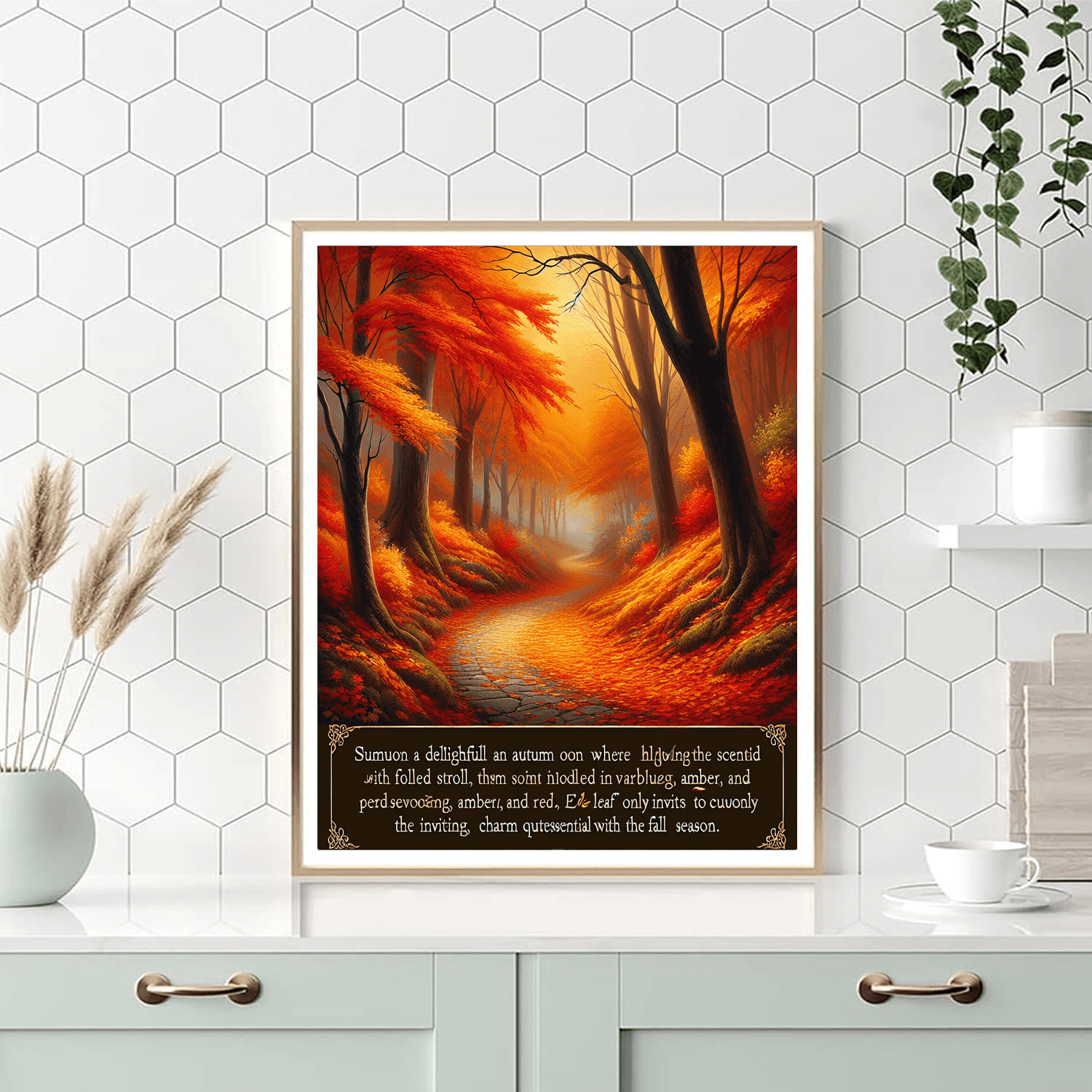 Enchanting Autumn Trail Paint By Color