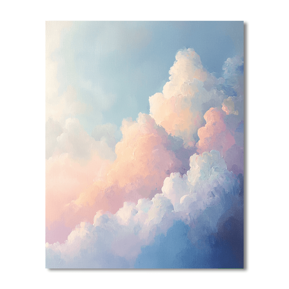 Claude Monet Inspired Dreamy Clouds  Paint By Numbers Art