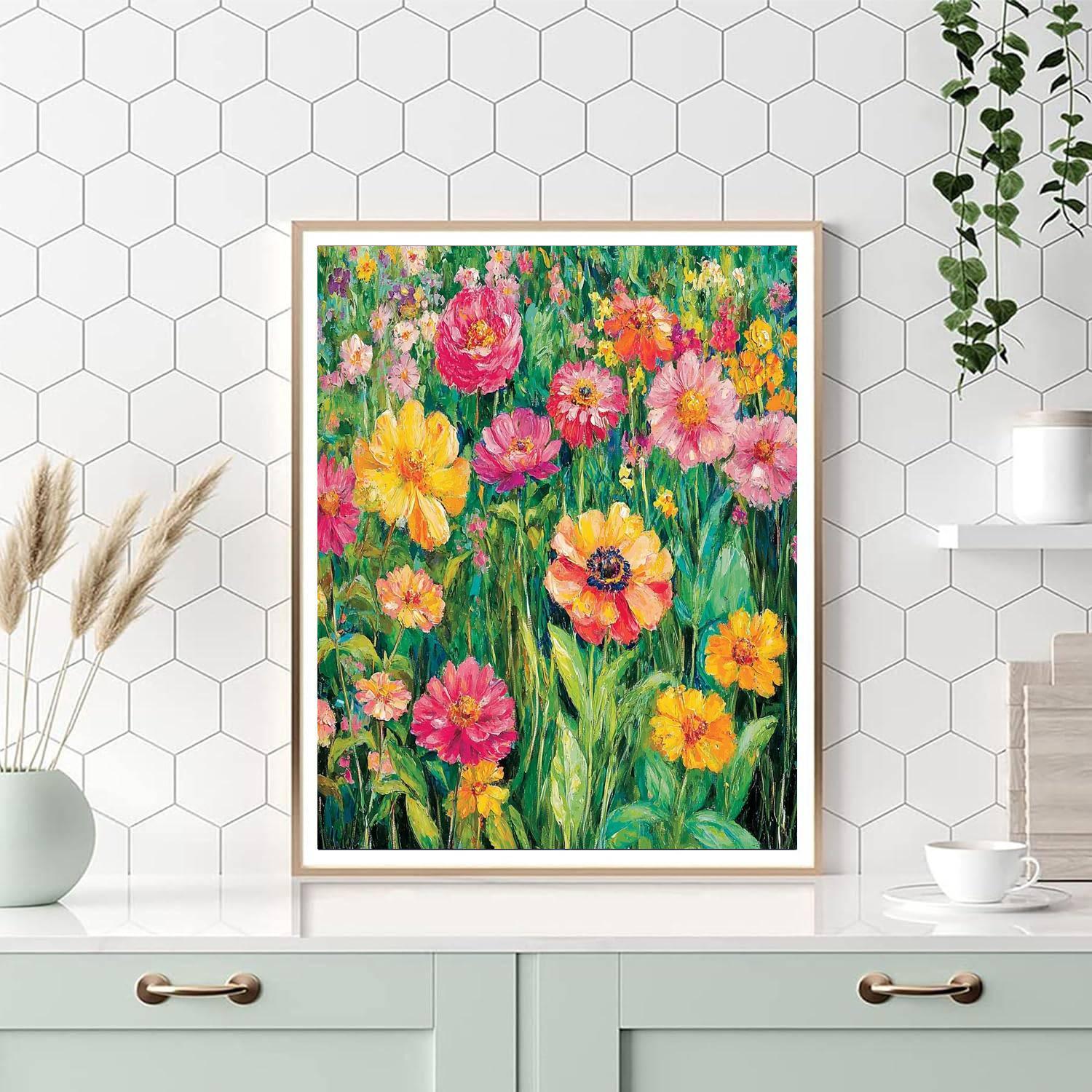Pierre-Auguste Renoir Inspired Bursting With Life  Paint By Numbers Kits