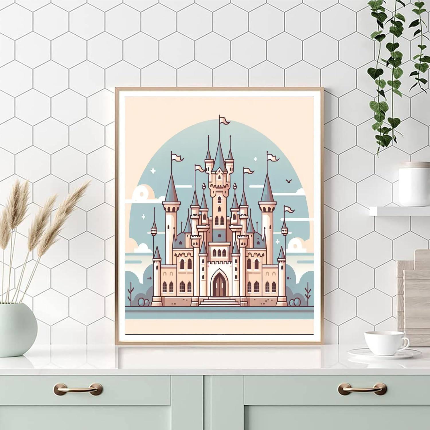 Princess Castle Adventure Painting By Numbers Kit