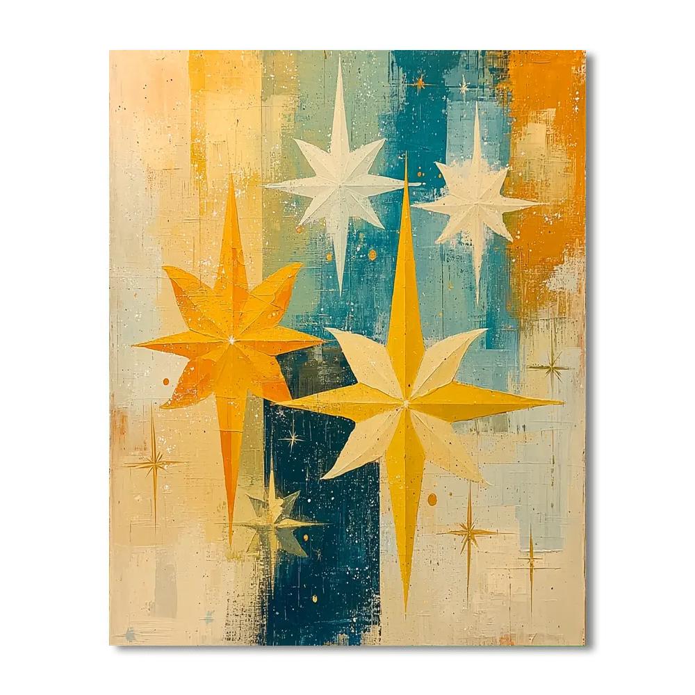 Joan Miró Inspired Joyful Constellations  Paint By Numbers Art