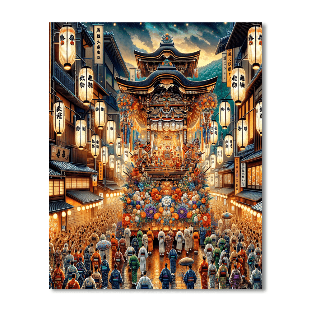 The Gion Matsuri - Japan Number Painting