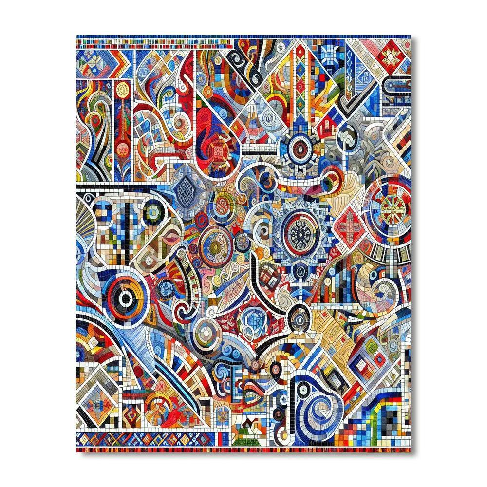 Cultural Heritage Mosaic Paint By Numbers