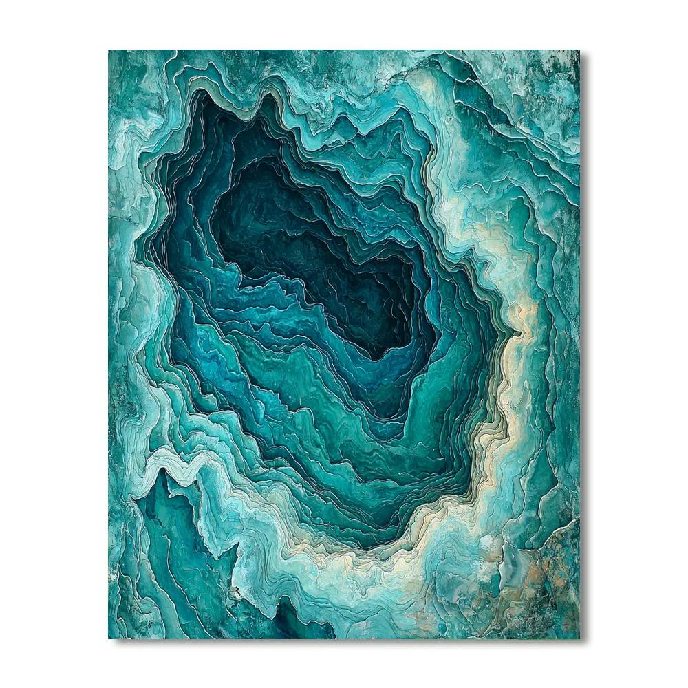 Michelangelo Inspired Stonebound Tides  Paint By Number