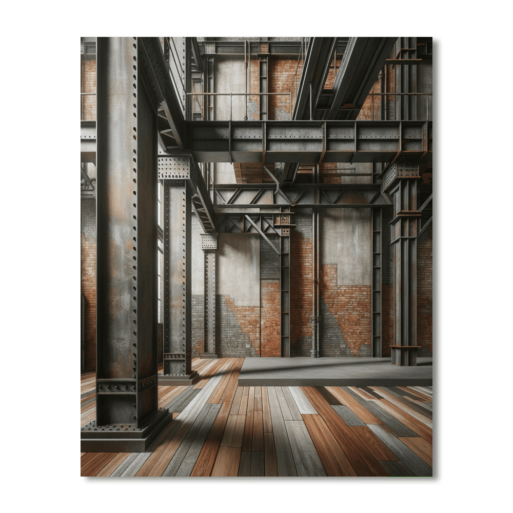 Industrial Urban Edge Paint By Number