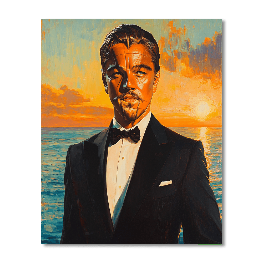 Leonardo Dicaprio: Sailing Through Timeless Oceans Paint By Numbers Kits