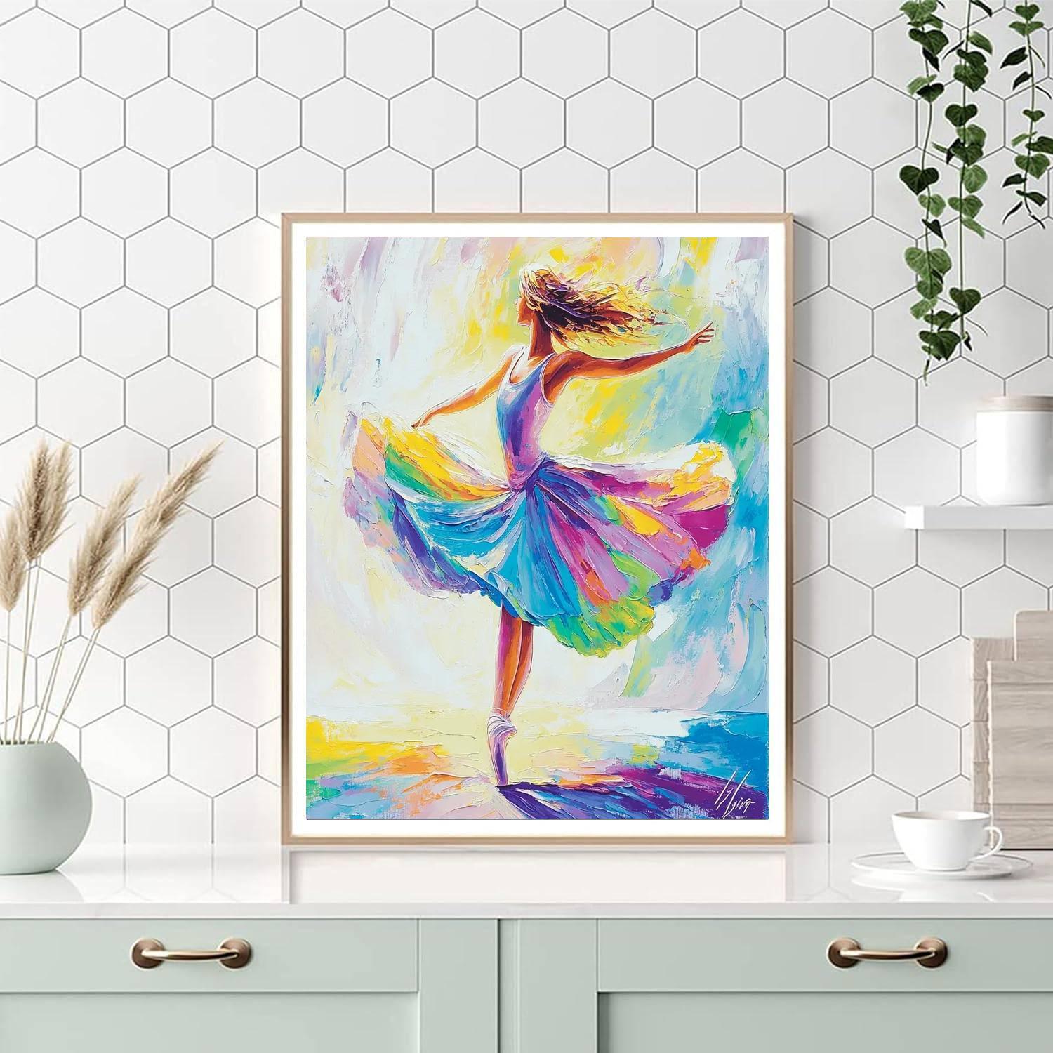 Edgar Degas Inspired Elegance In Motion  Paint By Numbers Art