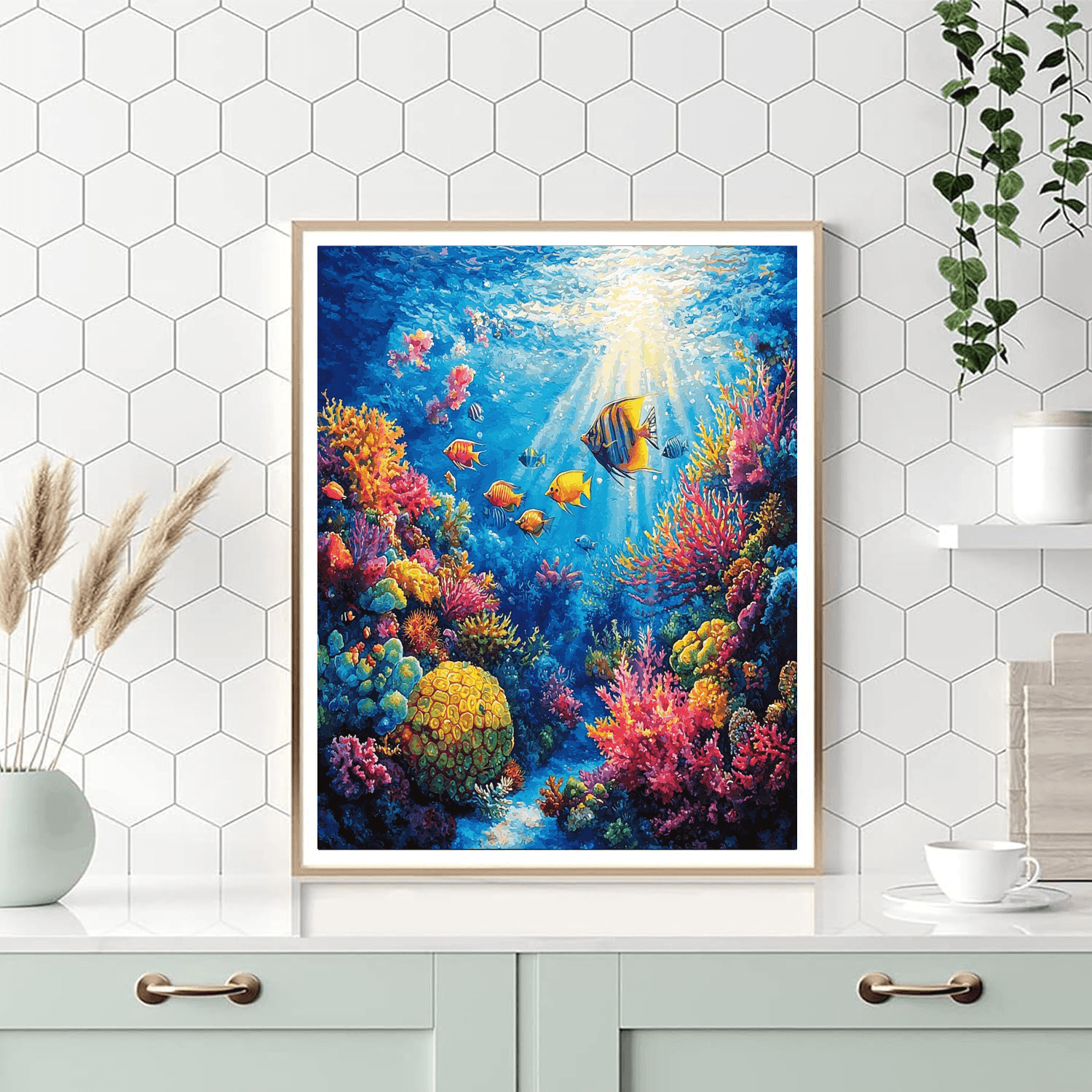 The Great Barrier Reef - Australia Number Painting