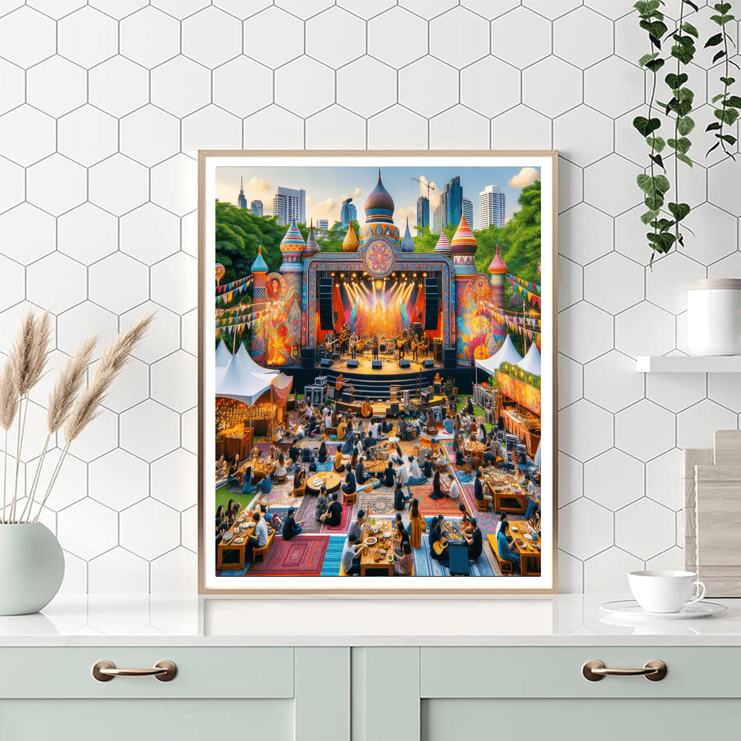 World Music Festival - Thailand Number Painting