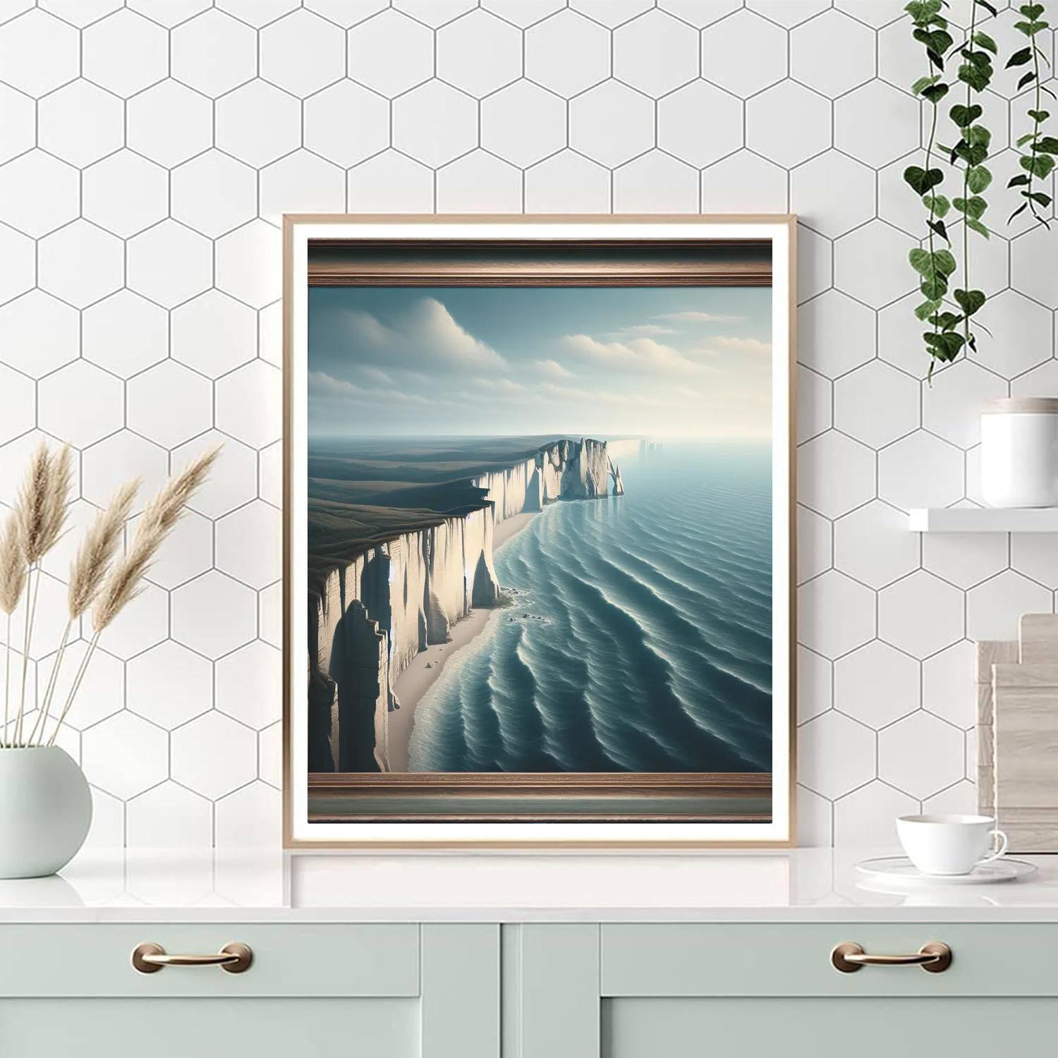 Seaside Clifftop View Paint By Numbers