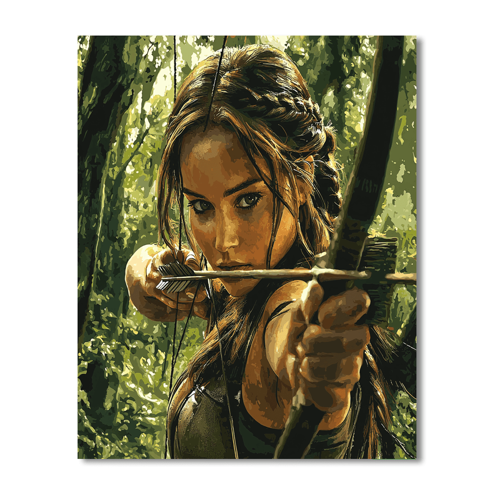 Jennifer Lawrence: The Katniss Conqueror Paint By Numbers