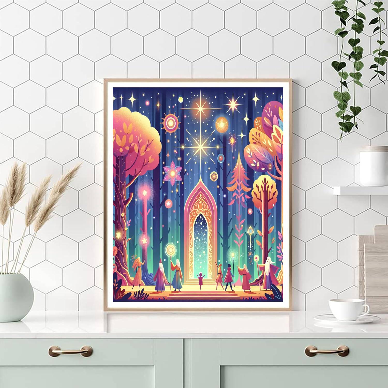 Mystical Enchantment Realm Painting Number Kit