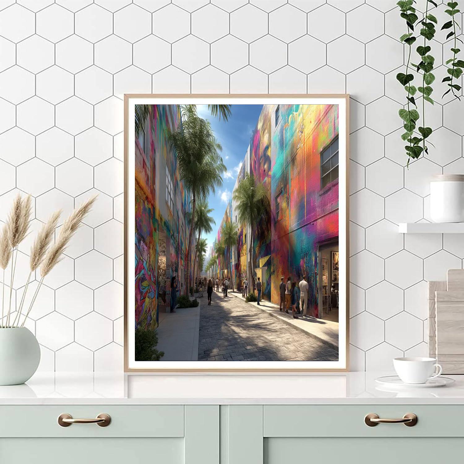 Street Art Tour In Wynwood DIY Paint By Numbers