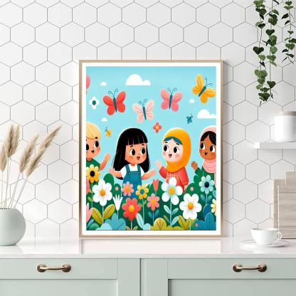 Fanciful Garden Celebration Paint By Numbers
