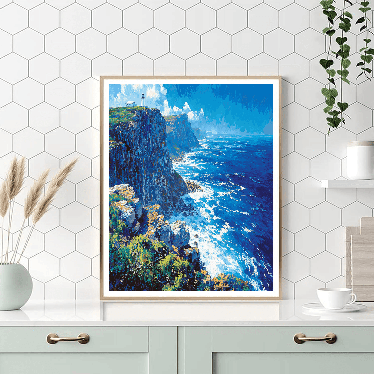 Cape Point - Cape Town, South Africa Numbered Painting Kits