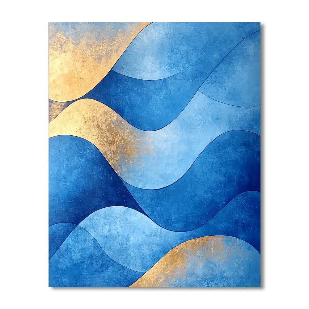 Joan Miró Inspired Radiant Tides  Paint By Numbers Art