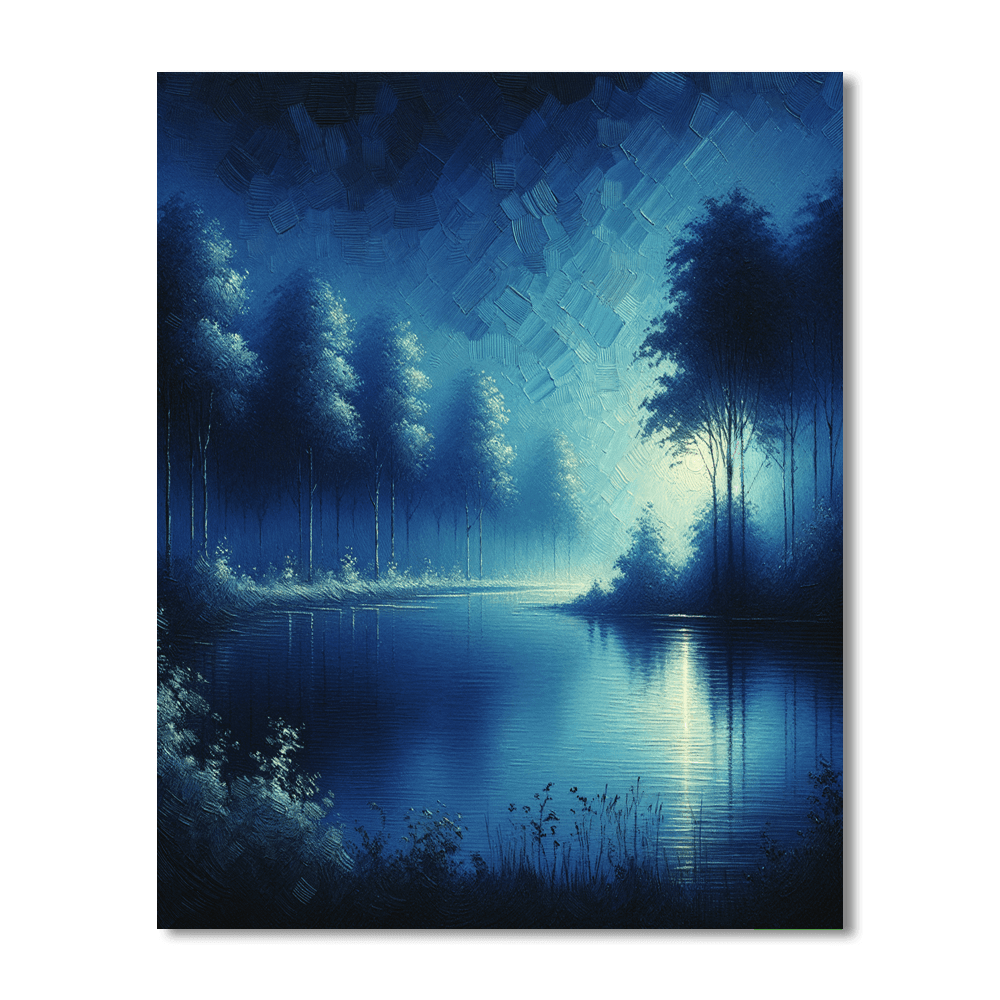 Serenade In Blue Paint By Numbers Kits